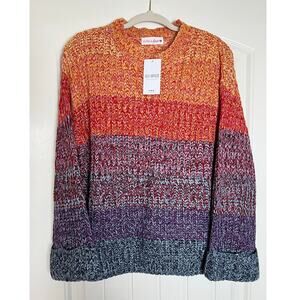 Luna in Love | NWT Size Small Multi Colored Ombre Sweater